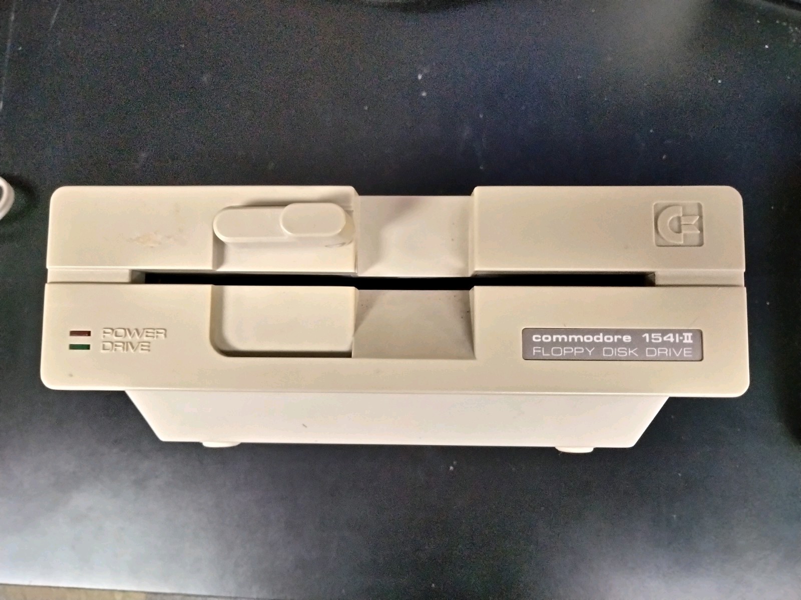 Commodore 1541-II 5.25"Floppy Disk Drive CBM C64 - tested, with ps and ser. cord
