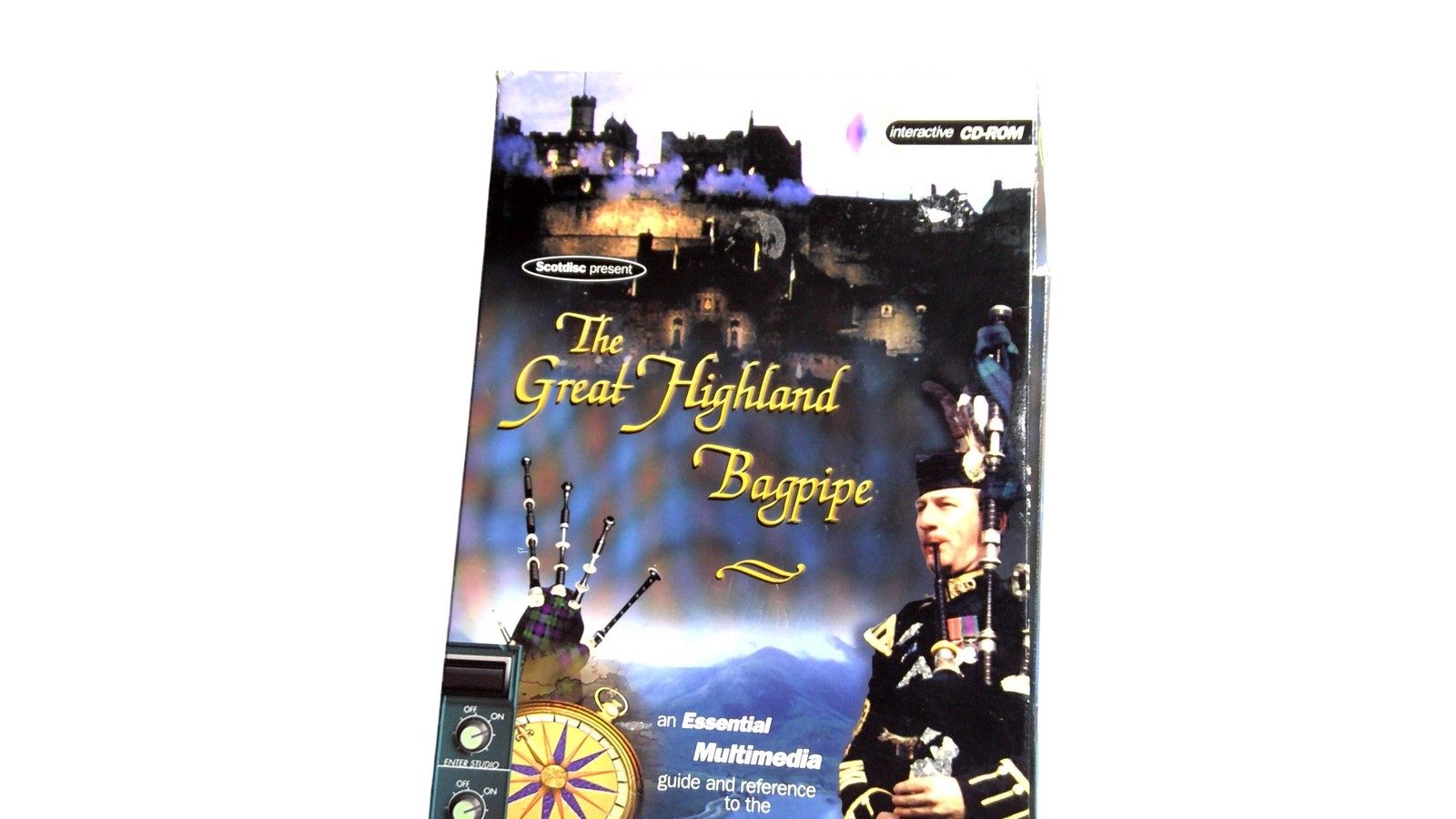 Scotdisc The Great Highland Bagpipe CD-ROM Windows Mac Interactive Multimedia
