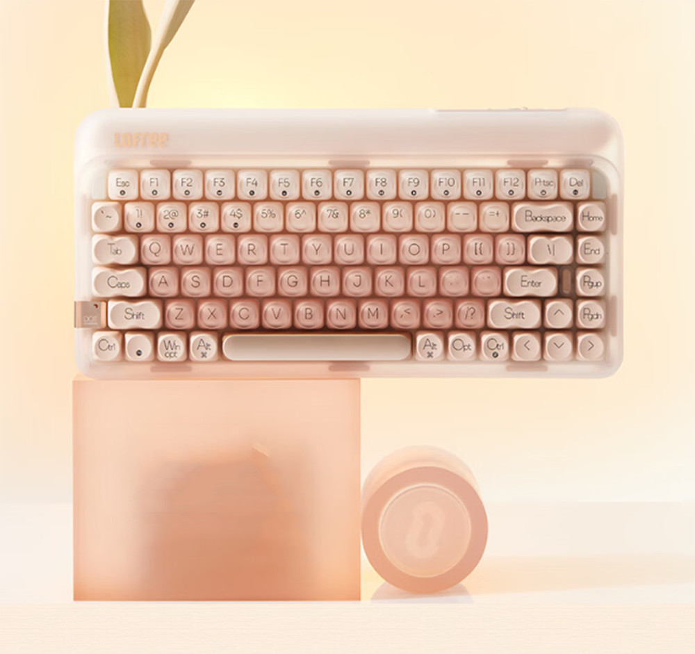 LOFREE OE914 DOT Foundation Tri mode Bluetooth Mechanical Keyboard For Win IOS