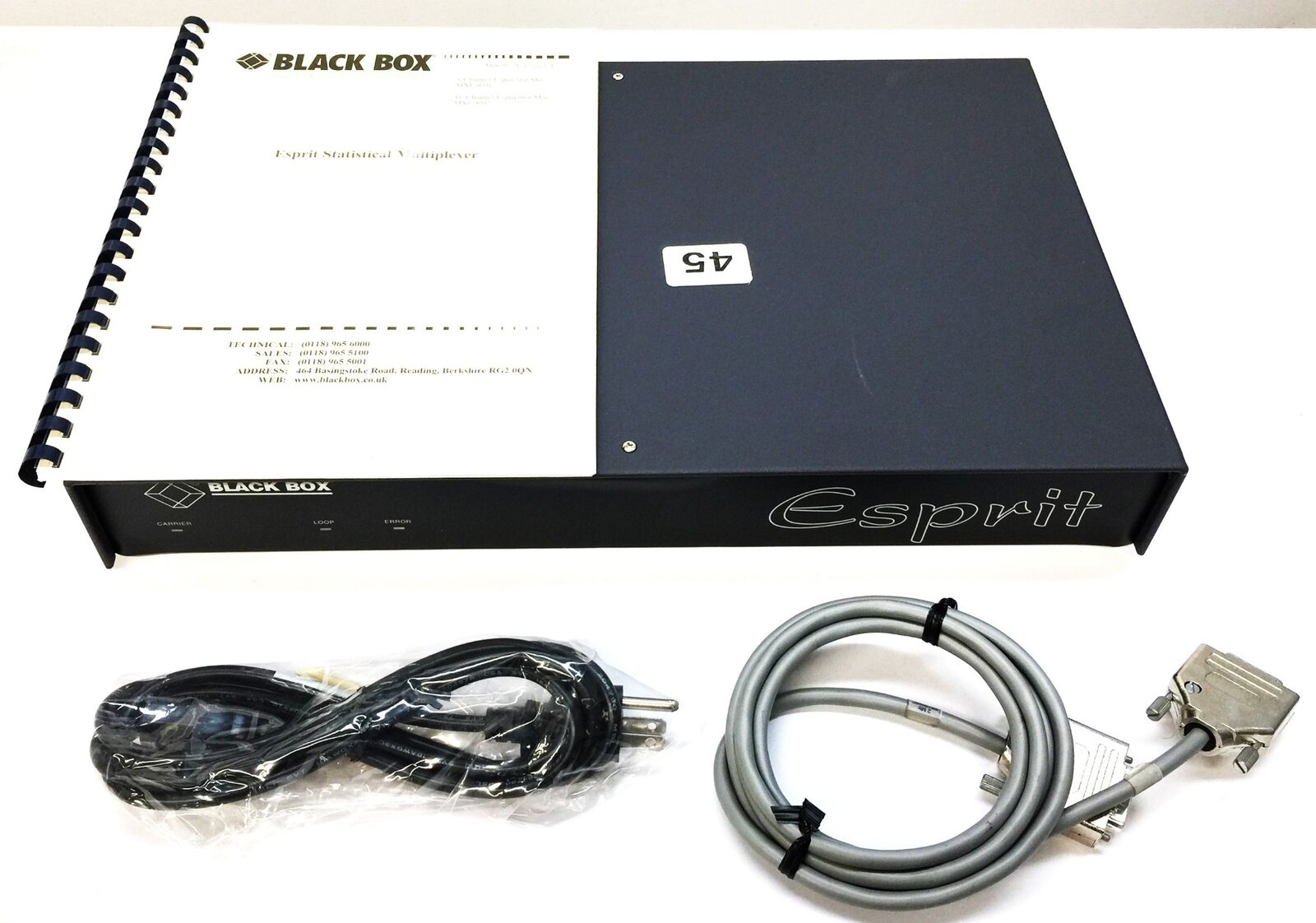 Black Box Esprit Statistical Multiplexer Black Box Multiplexer MXU9091# NOS