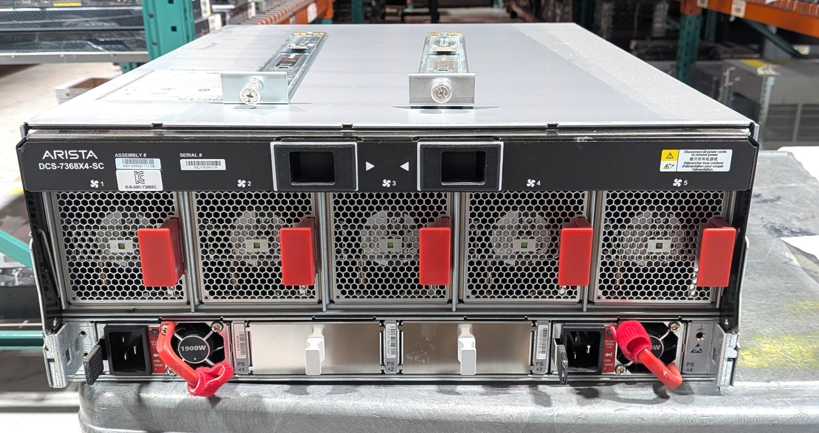 Arista DCS-7368-CH 7300X Modular 8‑Slot Chassis Switch – 5 Star Certified