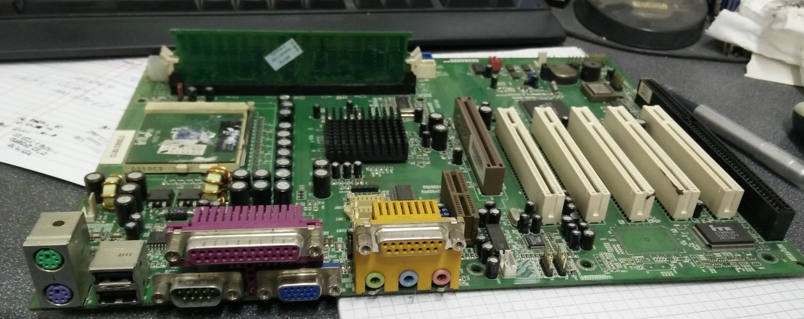 WM-EMB Socket 370 Industrial POS Motherboard for Wincor-Nixdorf w/Celeron 600MHz