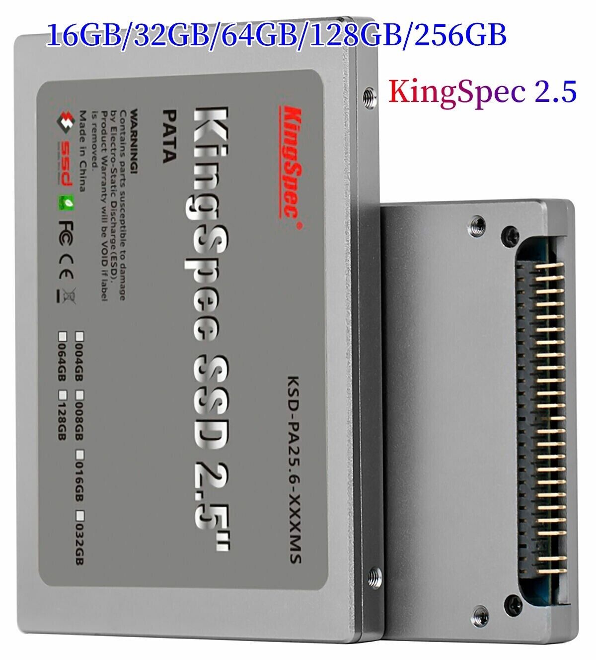 KingSpec 2.5-inch PATA/IDE SSD Solid State Disk MLC Flash SM2236 Controller