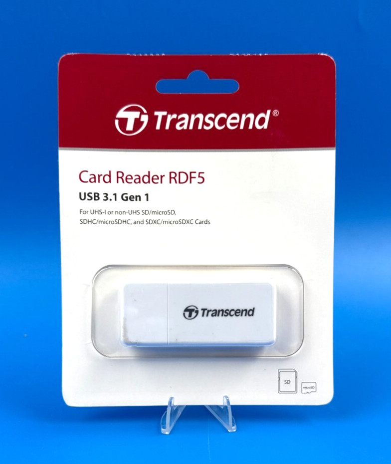 Transcend USB3.1 RFID Card Reader TS-RDF5W ✅❤️️✅❤️️✅ NEW FACTORY SEALED