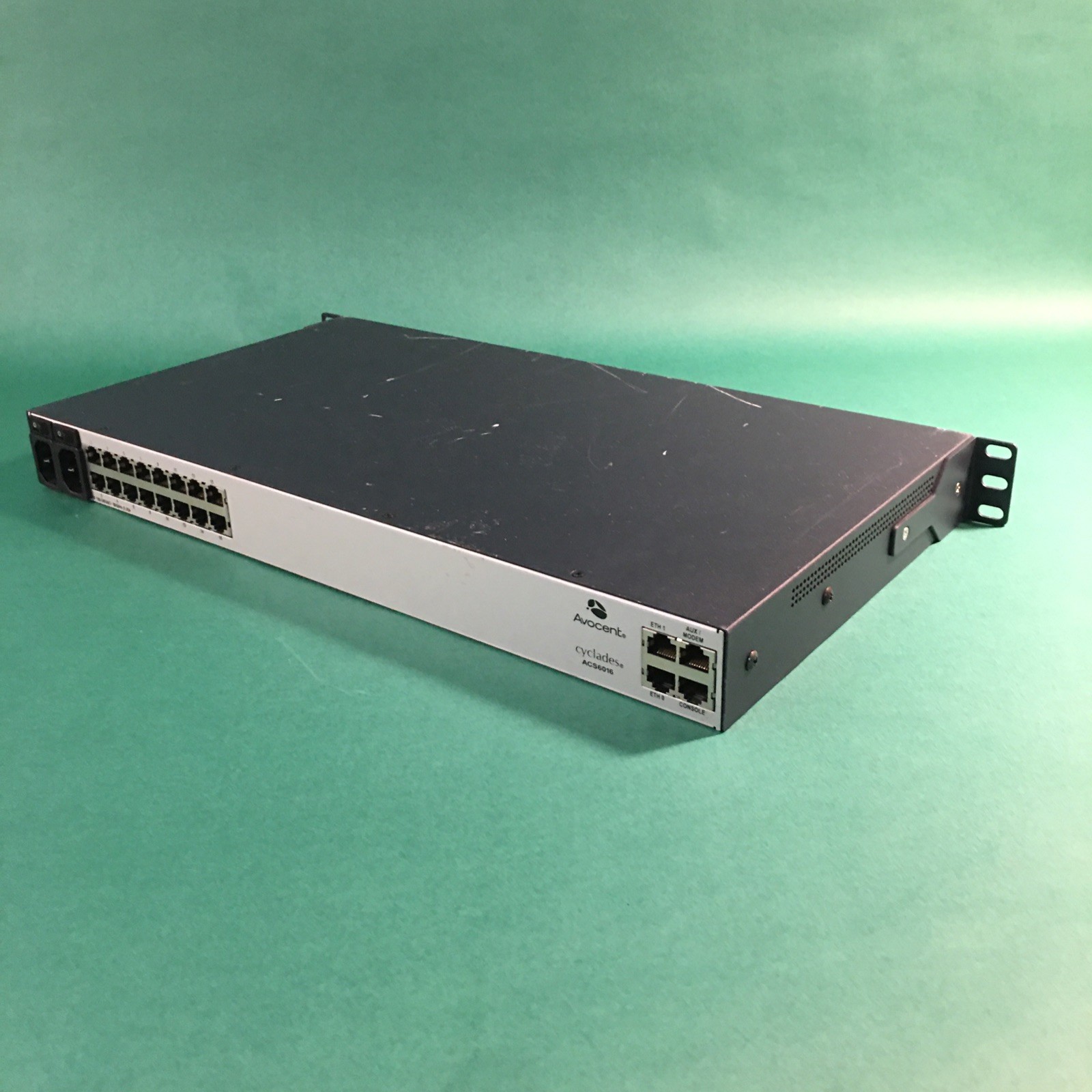 Avocent ACS6016 16 Port Console Server w/ Dual AC Power Supply