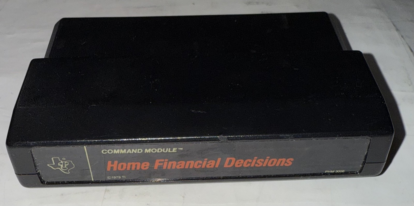 Vintage Texas Instruments TI-99/4A Command Module Home Financial Decisions 1979