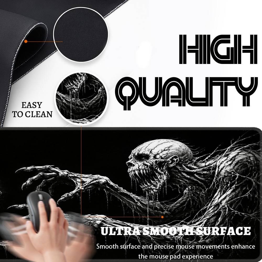 [ Class] 2D Flat Super Big Large Gaming Mouse Pad, Desktop Decoration Desk Pad