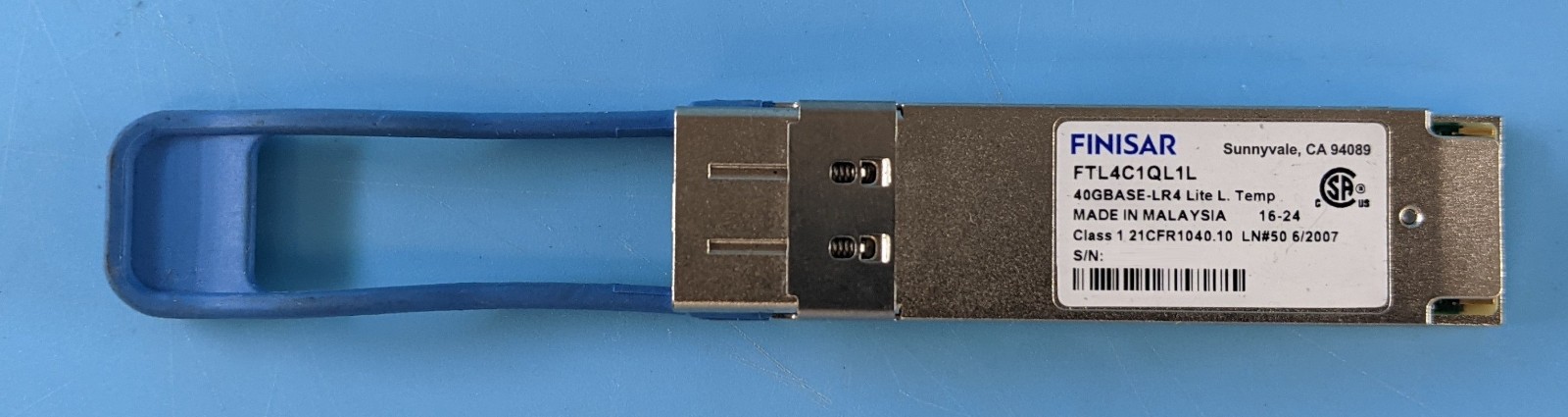 Lot of 100 Finisar FTL4C1QL1L QSFP+ 40GBASE-LR4 Lite L. Temp 1310nm Transceiver