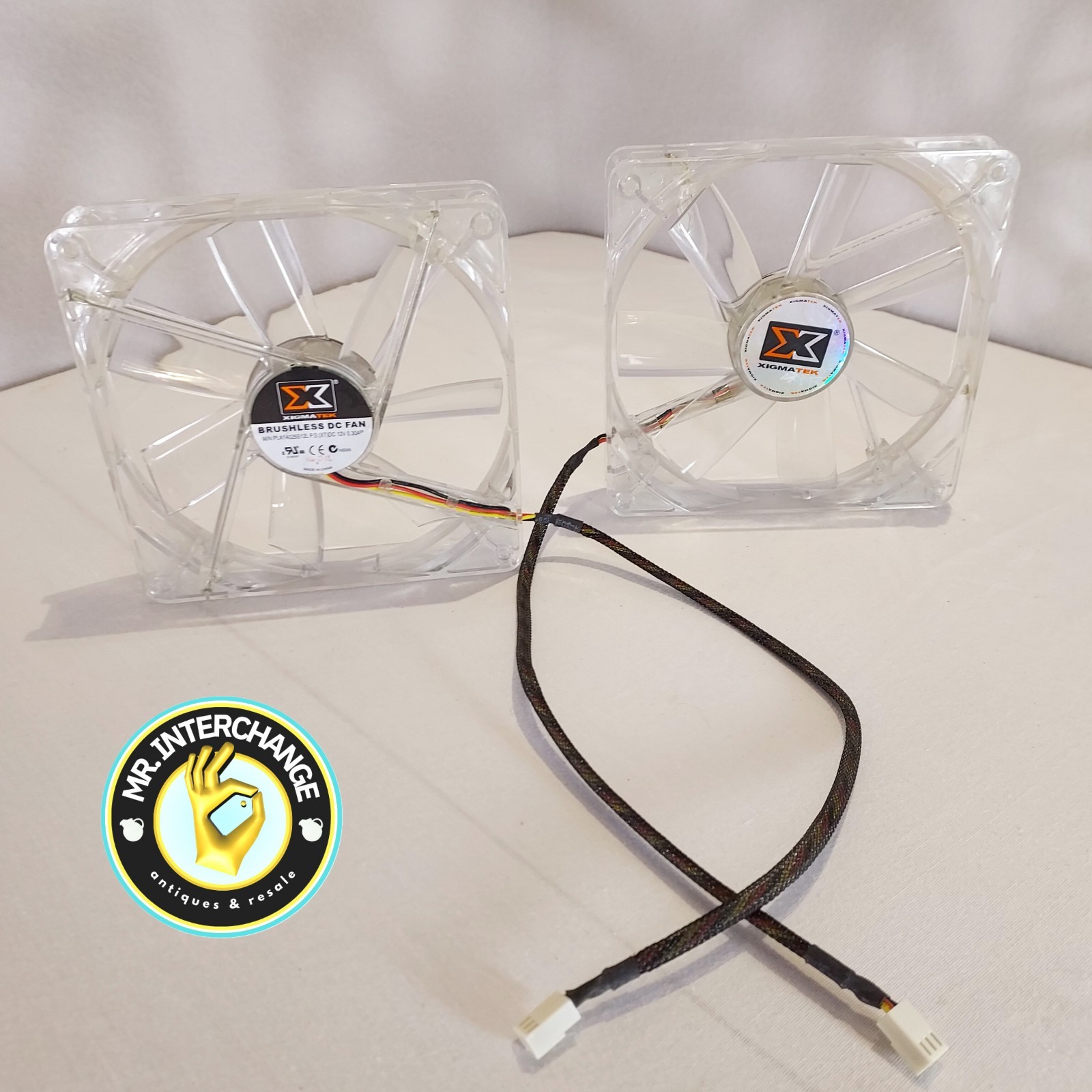 Xigmatek Crystal 140mm White LED Case Fan - CLF-F1454 - 1000 RPM 63.5 CFM (B1)