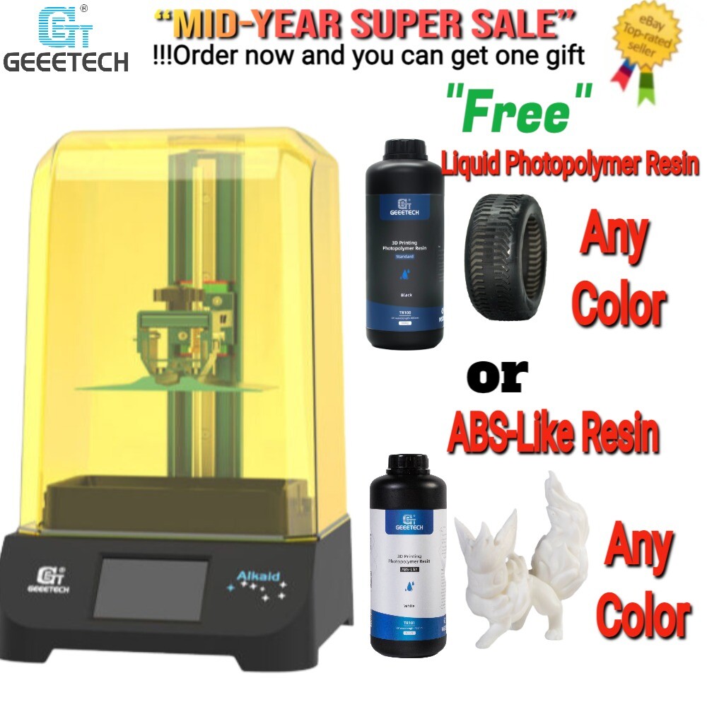 Geeetech UV 3D Printer LCD Light Curing Resin 30mm/h for 405nm resin with a gift