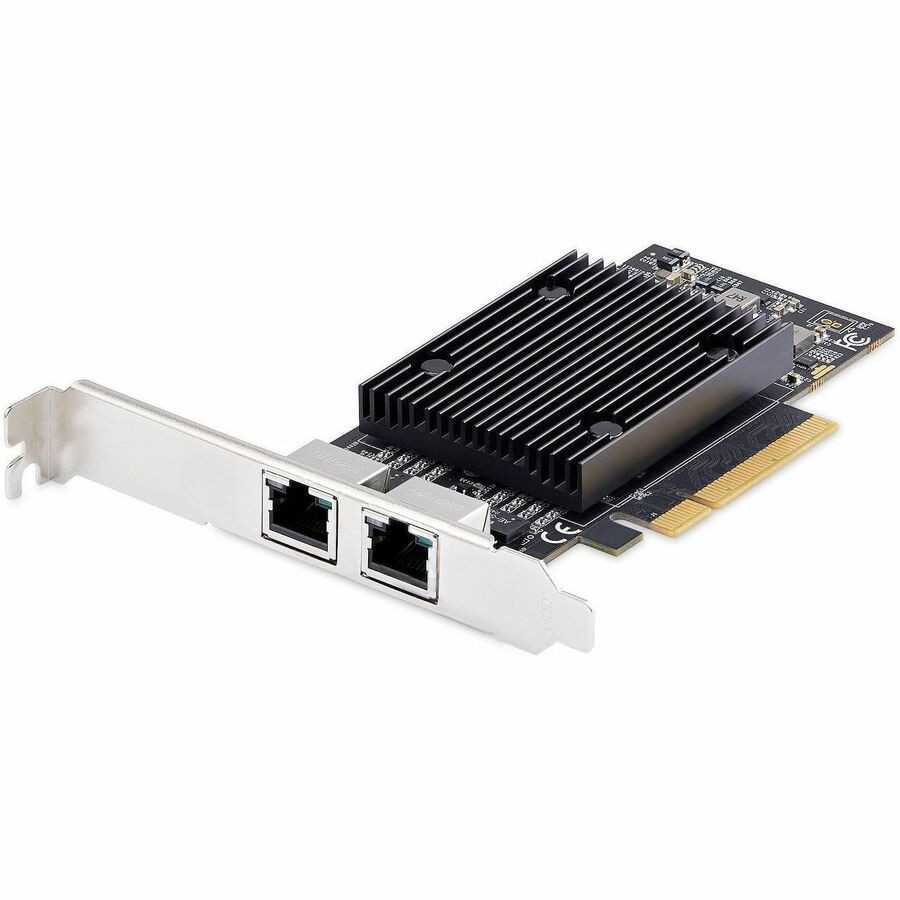 StarTech 2-Port PCIe 10Gb Ethernet Network Card, Dual RJ45 10GBase-T/Gigabit,