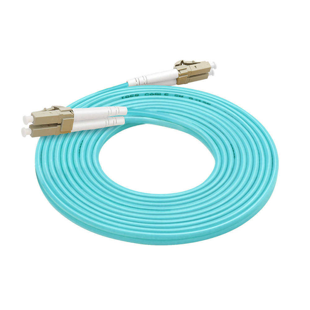10Pcs 3M LC-LC Duplex 50/125 Multimode 10G OM3 Fiber Optic Cable Patch Cord