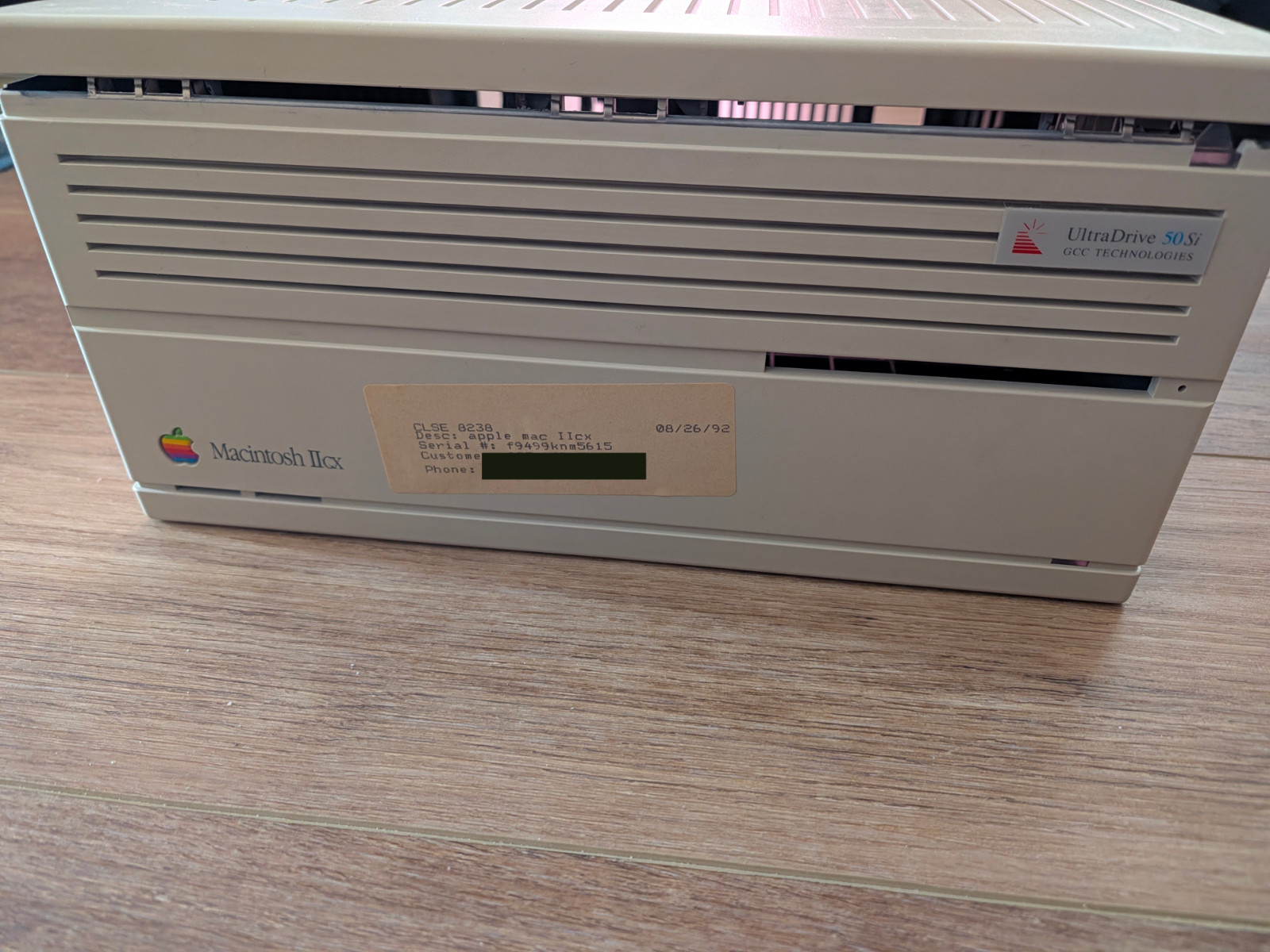 Vintage Apple Macintosh IIcx Empty Case / Shell - Excellent Clean Condition