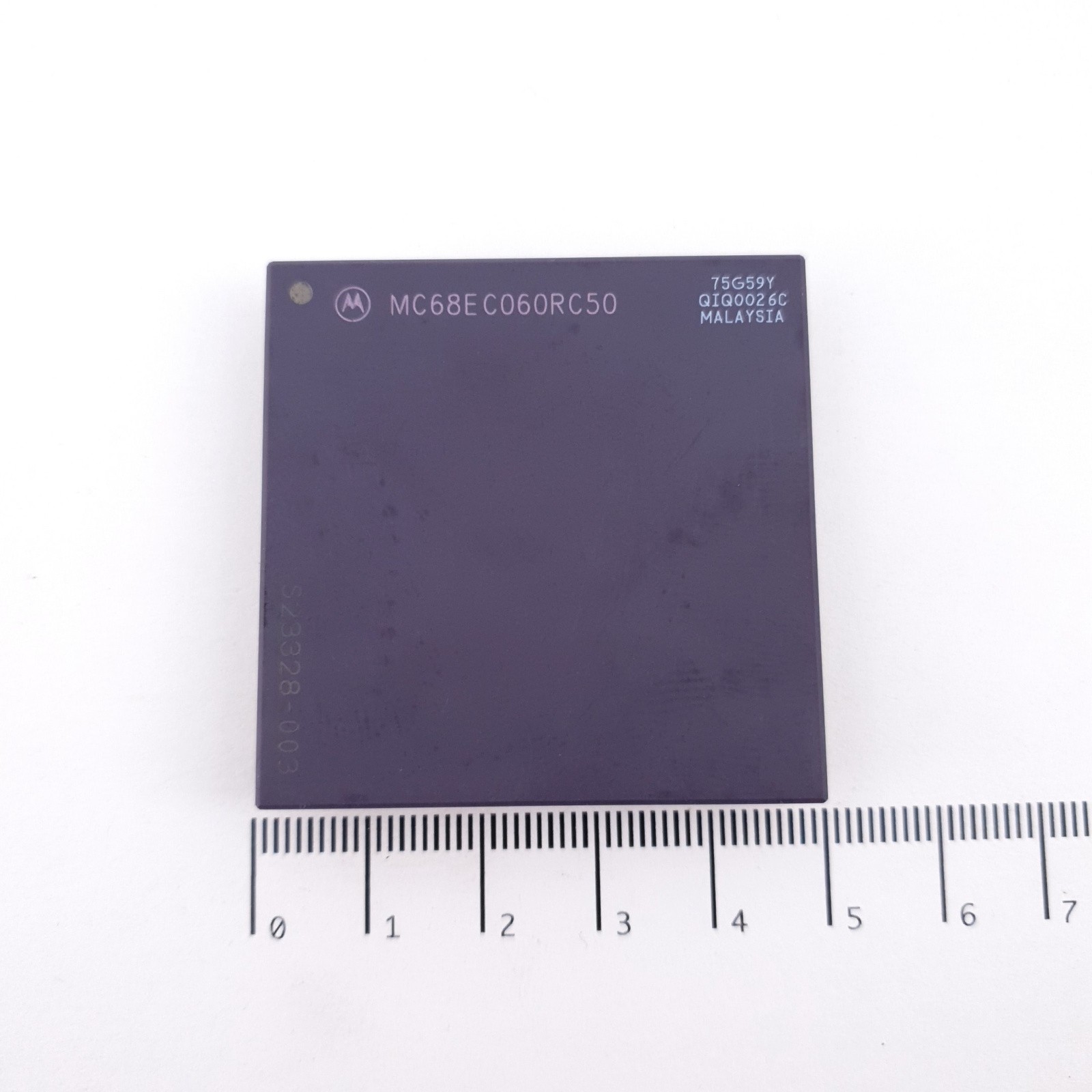 1 X MC68EC060RC50 MOTOROLA MICROPROCESSOR. NOS. C109U2F140126