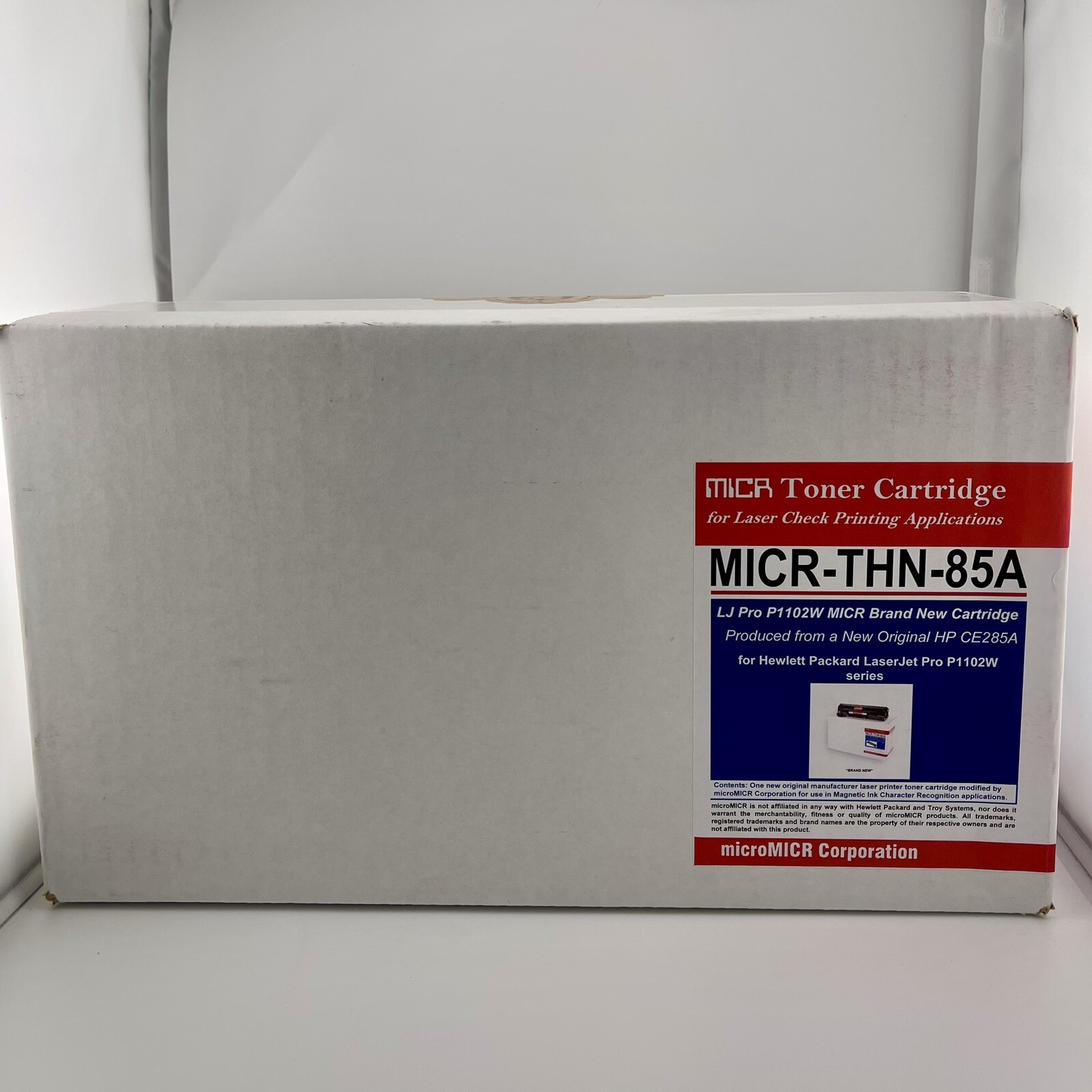 Micro MICR MICRTHN85A Toner Cartridge Black | Laser Check Printing | NEW |