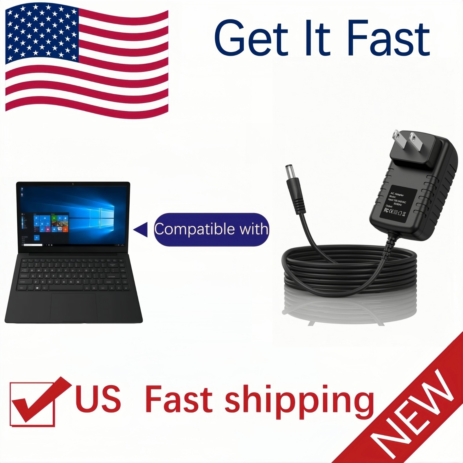 12V Charger for Core Innovations CLT146401bl CLT136401bl CLT1164 Laptop(Not 5V)