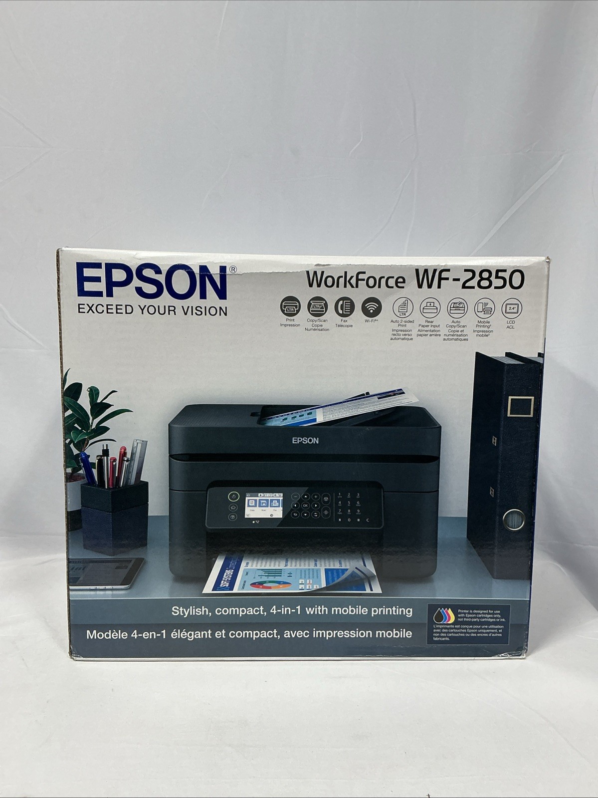 Epson WorkForce WF-2850 All-In-One Inkjet Printer