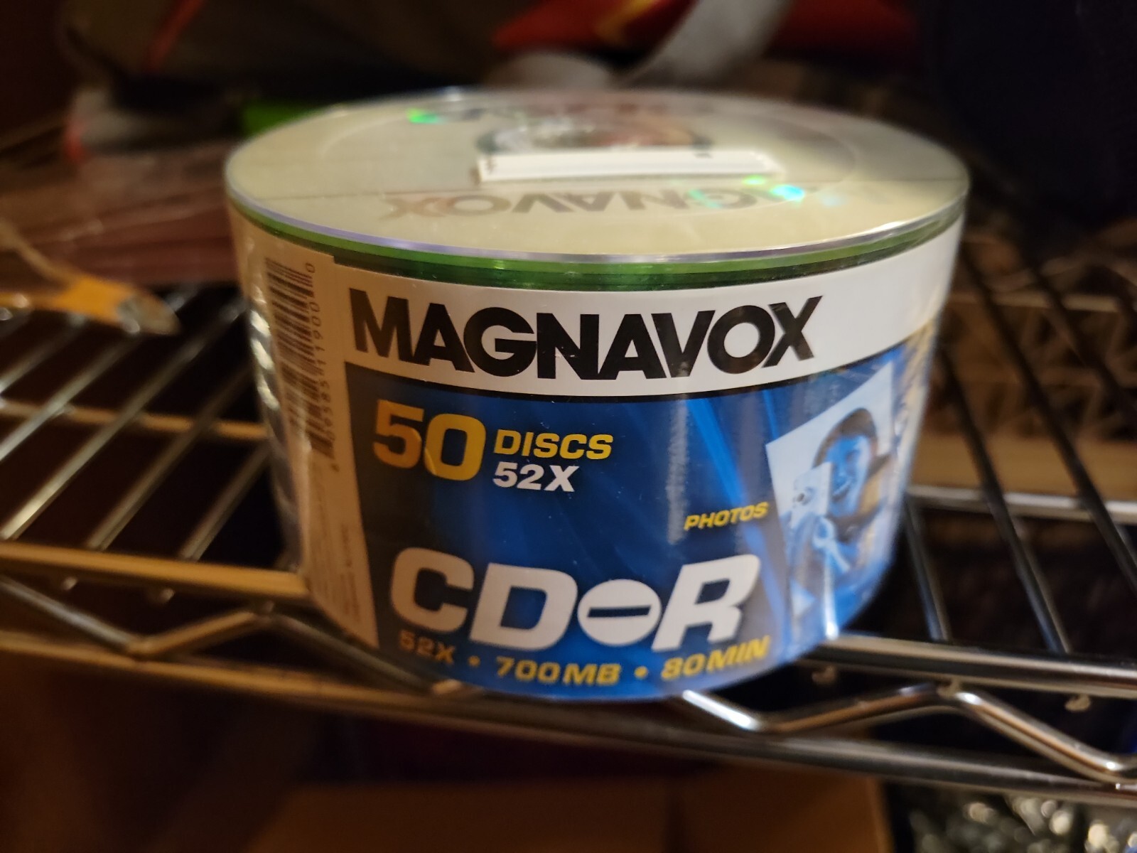 Magnavox 1-50 Pack CD-R Discs 700MB 52X 80 Minutes NEW SEALED