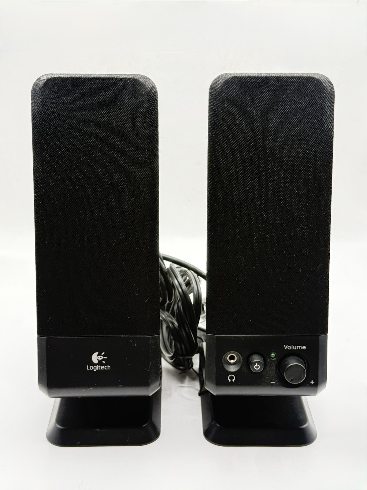 Logitech R-10 Black Double 10" Tall Computer Speakers, Model: S-0152A1