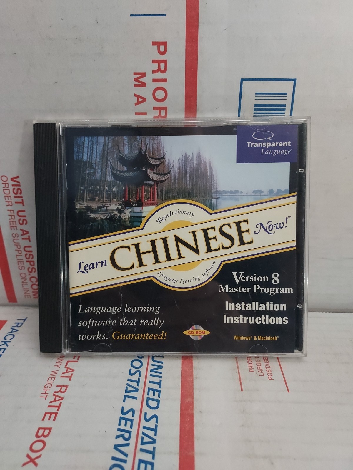 Learn Chinese Now Version 8 PC Windows Mac CD Transparent Language Used - #175h