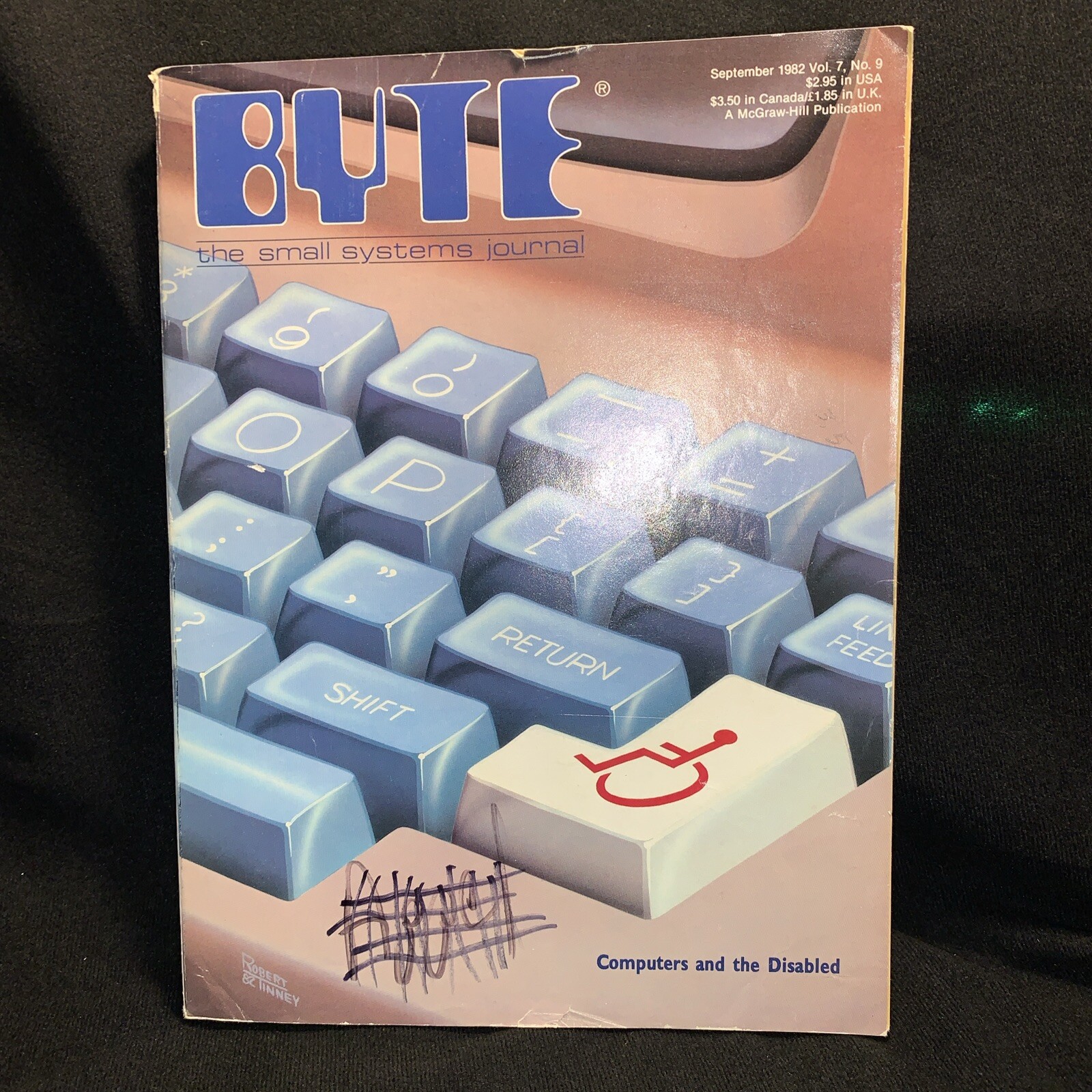 Byte The Small Systems Journal "Computers And The Disabled" September 1982 V5 N9