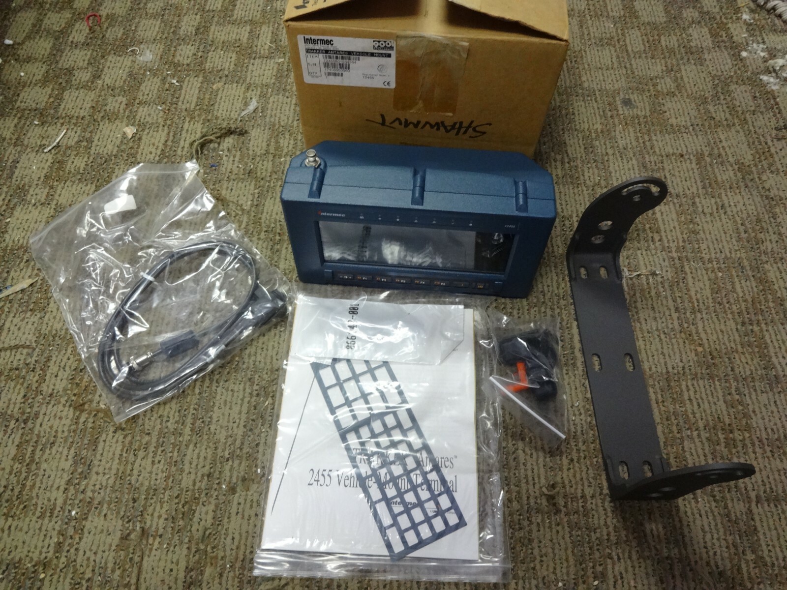 Intermec T2455b01504504 Trakker Antares Keyboard Terminal Vehicle Mount T2455