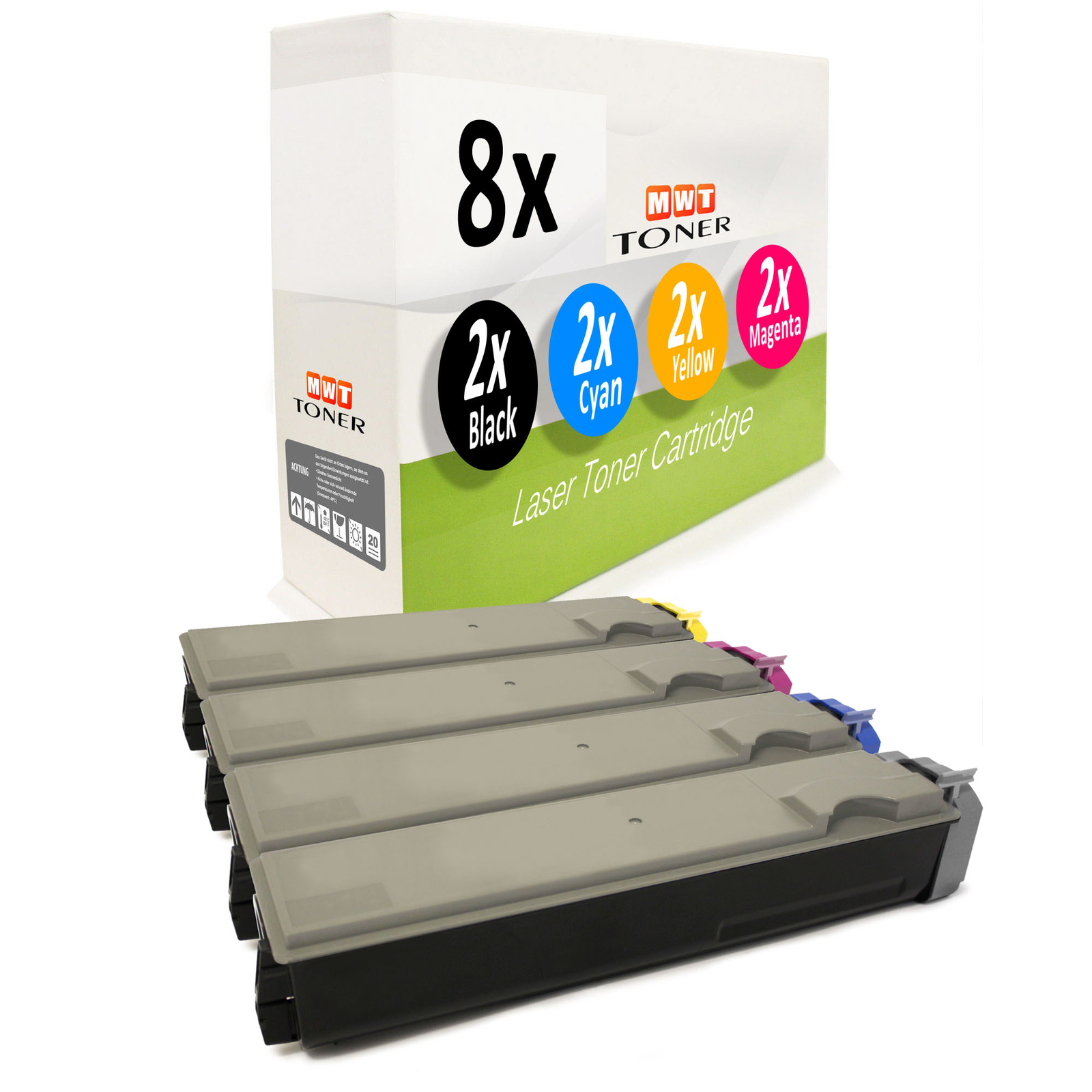 8x MWT Compatible Laser Toner Cartridge XL for Kyocera FS-C-5015-N