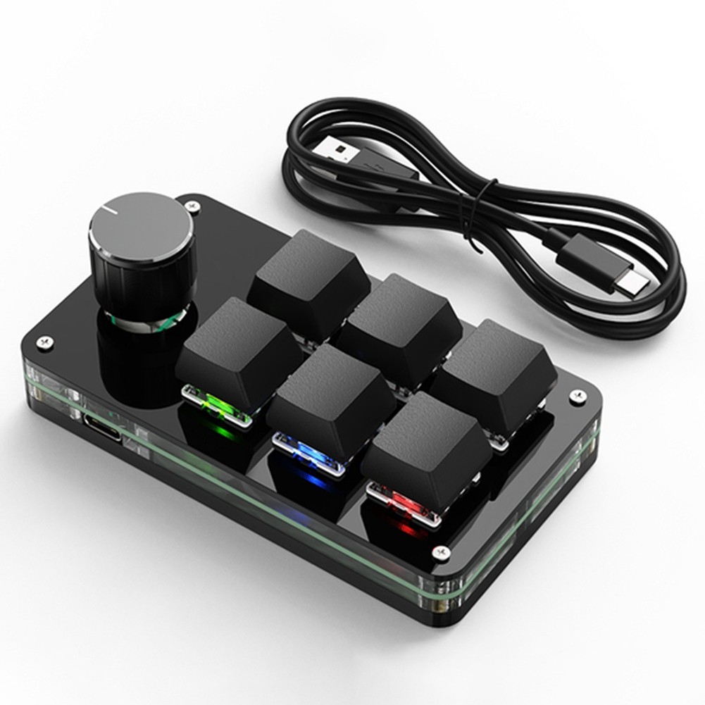 Programming Macro Custom Knob Keyboard 6 Key  Paste  Button Photoshop2046