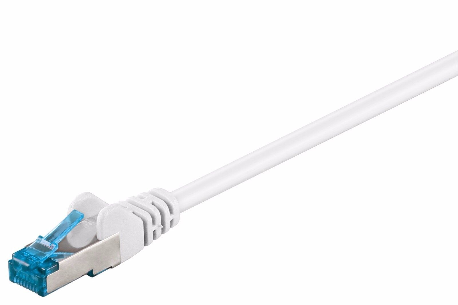 HAMA Network CAT 6a Cable 10Gbps S/FTP 1.5m White LAN Ethernet RJ45 