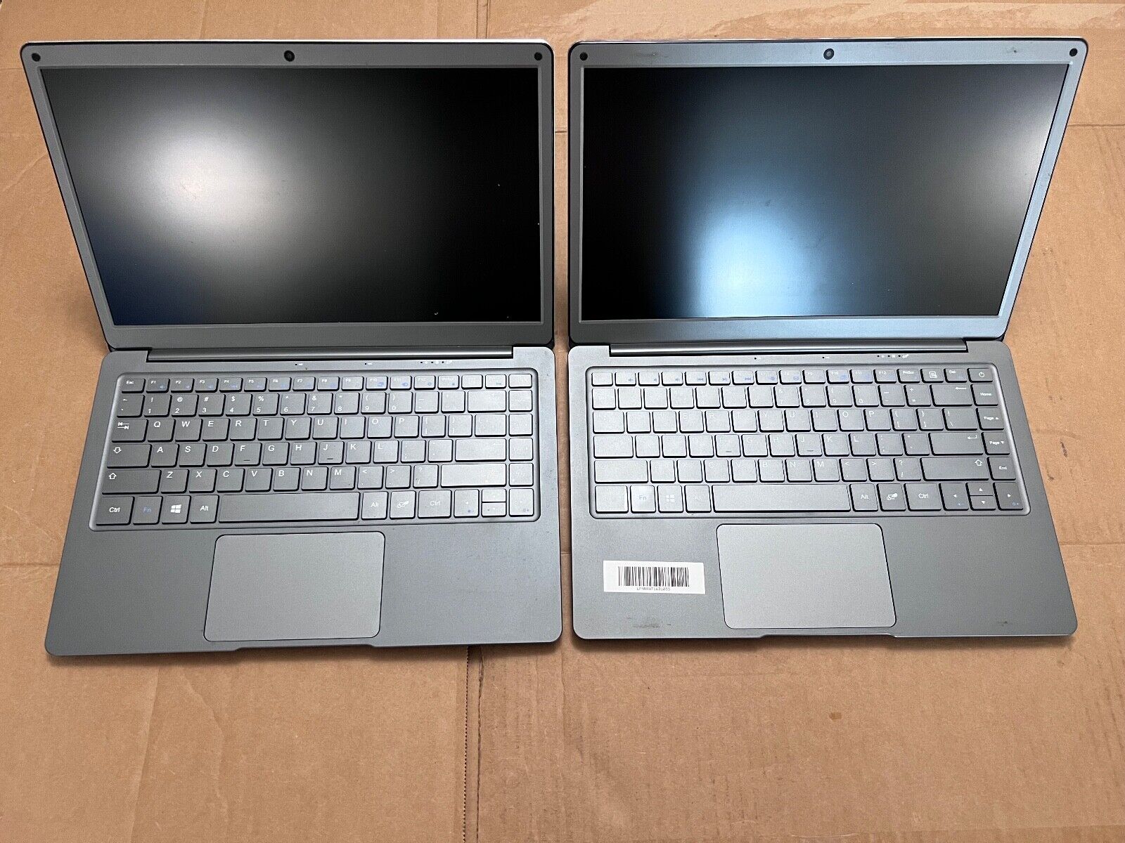 Lot of 2 Untested Jumper Tech EZbook X3 Iron Grey 4GB 64GB 13.3 Laptop