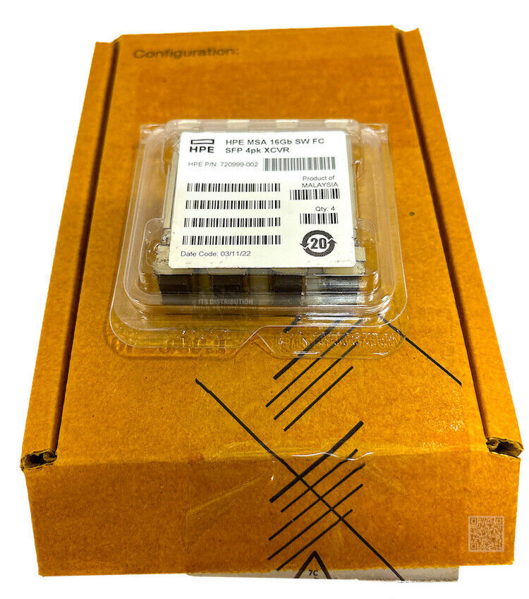 C8R24B I Genuine HPE 4-pack MSA 16GB FC SFP XCVR Transceiver 876143-001