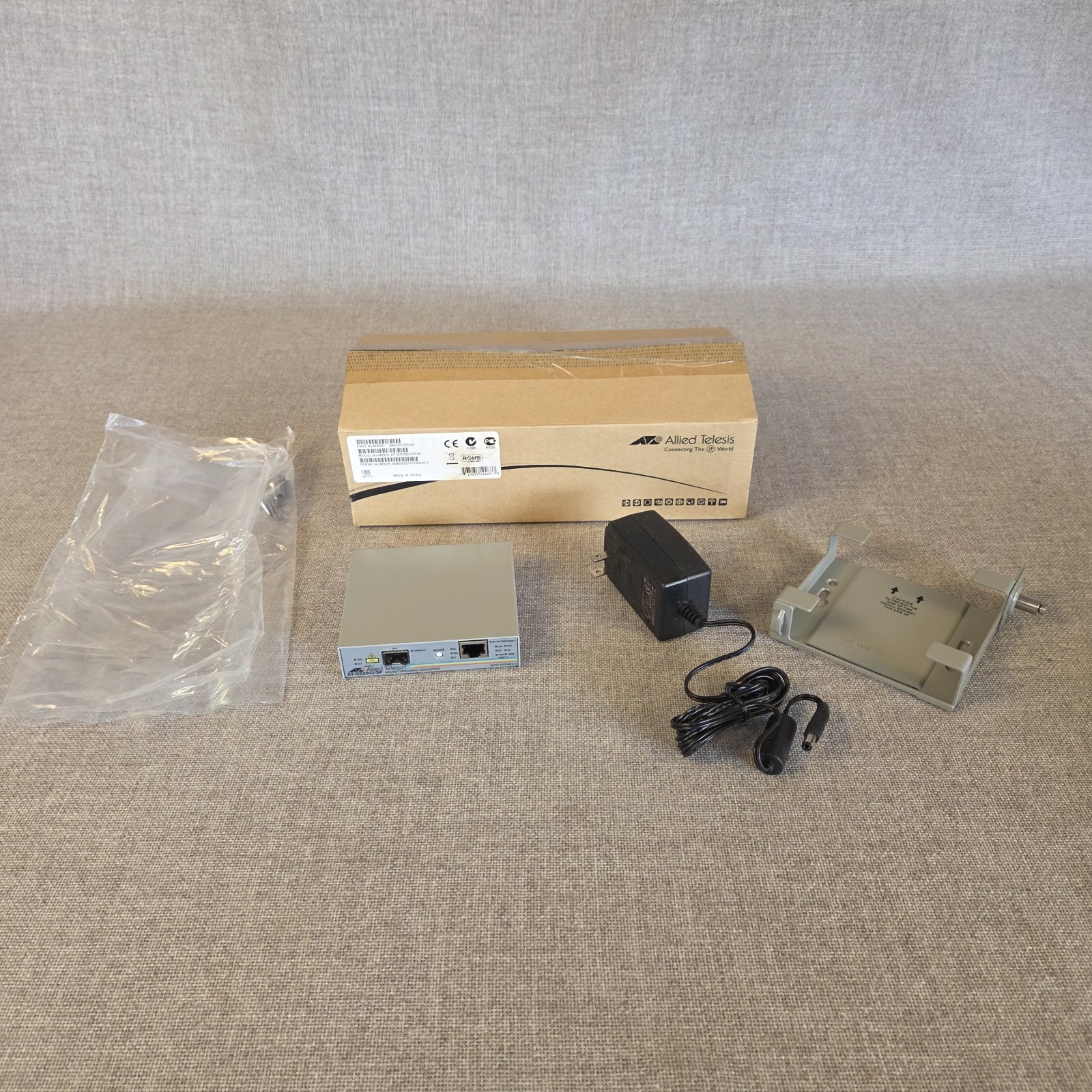 Allied Telesis AT-GS2002/SP-60 Gigabit Fiber Media Converter - New