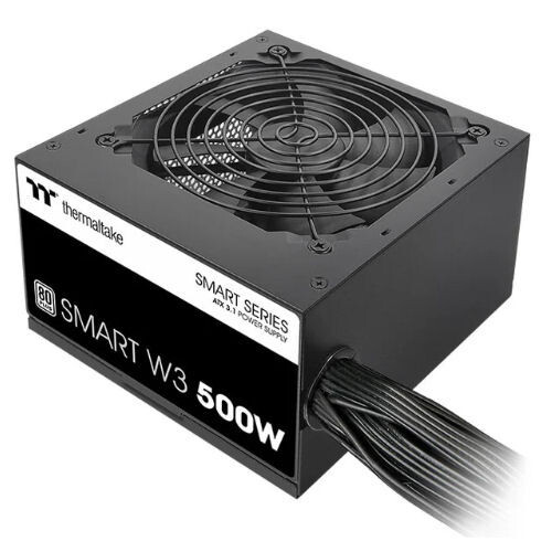 Thermaltake 500WATT 80PLUS SMART W3 POWER SUPPLY, PS-SPW-0500NNFAWU-1 (BLACK)