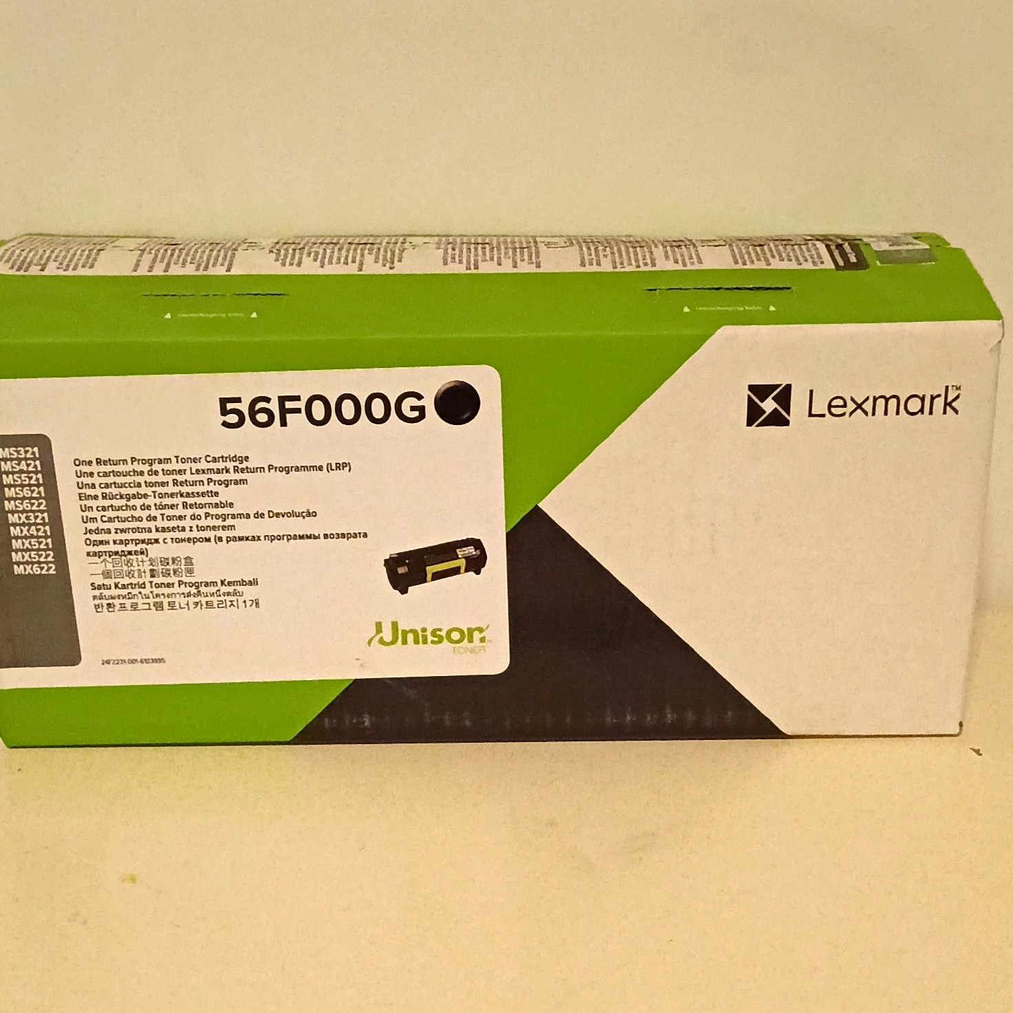 Lexmark 56F000G Black Return Program Laser Toner Cartridge for MS321 MS421