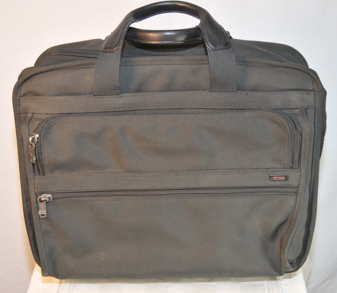 Tumi Alpha Ballistic 2-wheeled Laptop Computer Carry-on Briefcase 26002D4