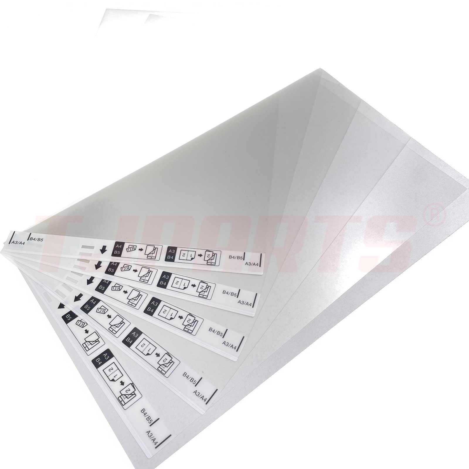 5X Carrier Sheet for Epson A4 Scanner Scan A3 Wrinkled Flimsy Folded Paper Photo