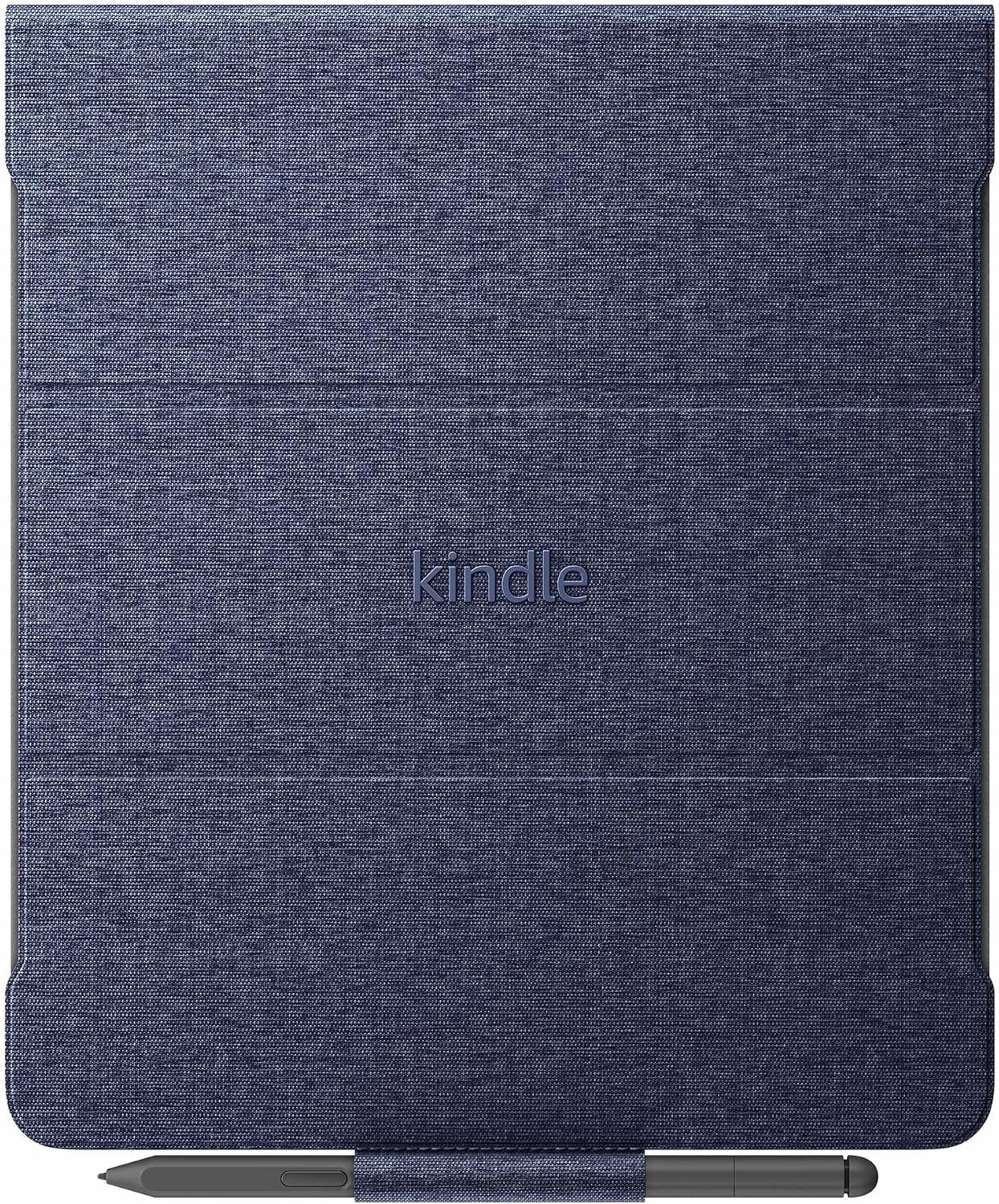 Amazon Kindle Scribe Fabric Folio Cover with Magnetic Attach, Protective Case