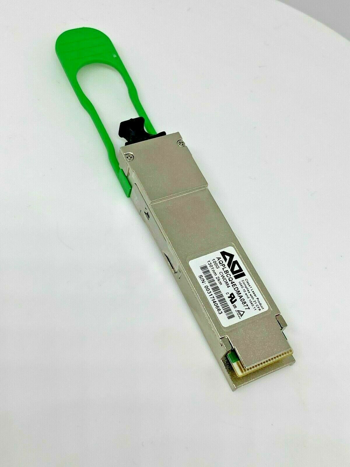 AOI AQPLBCQ4EDMA0877 100G 1310nm Module SFP CWDM4 2km Class 1 Laser