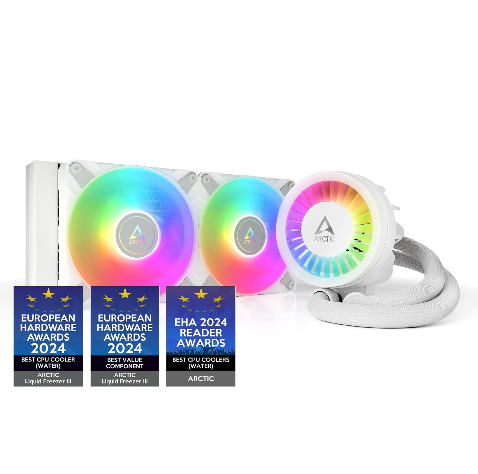 ARCTIC Liquid Freezer III 240 A-RGB white PC Water Cooler AIO  Cooling B-Ware