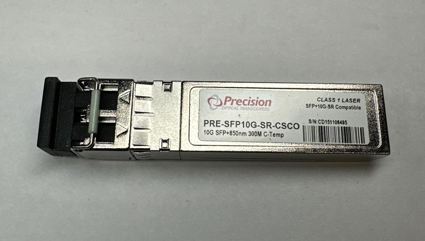Precision PRE‑SFP10G‑SR-CSCO 10G SFP+850nm 300M Class 1 Transceiver