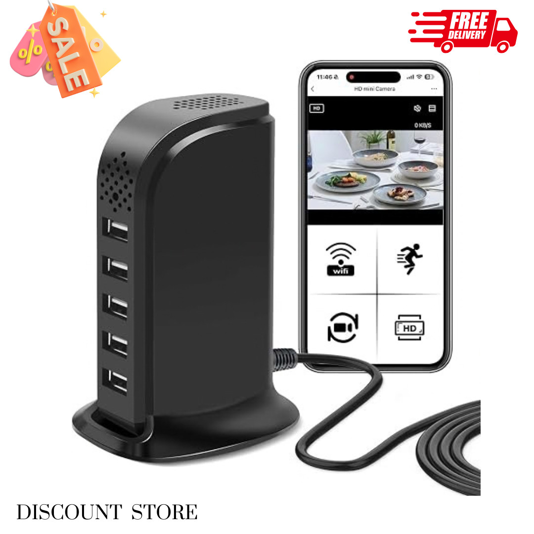 5 Port USB Power Hub Multi Port Charging Station USB Splitter Adapter for Home