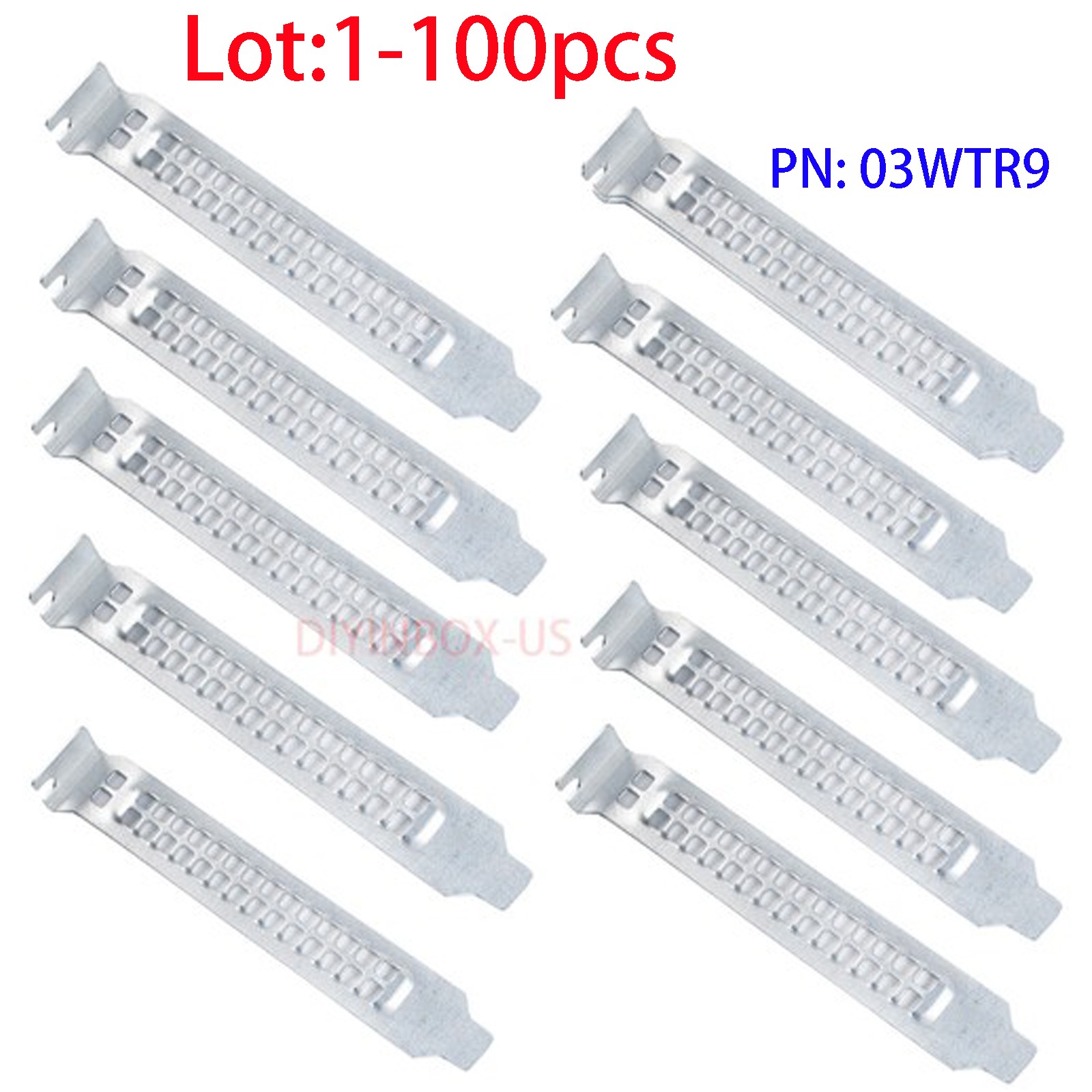 Lot 3WTR9 Full Height Blank Plate Cover For Dell R540 R640 R740XD R840 VENTED