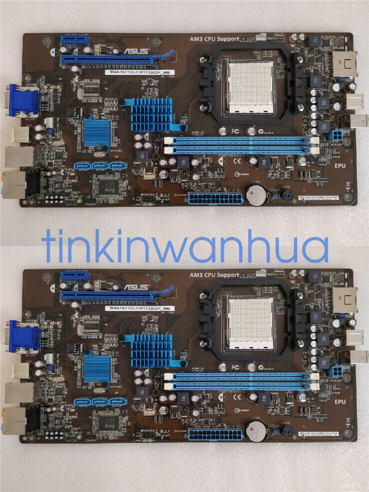 FOR ASUS M4A76T10L/CP1130/DP_MB AM3/AM3+ DDR3 780L/760G Motherboard  Tested