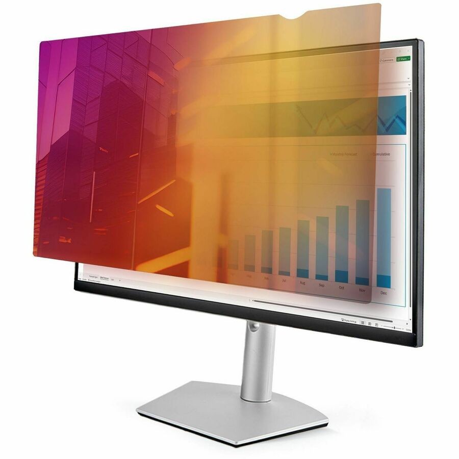 StarTech 23.8-inch 16:9 Gold Monitor Privacy Screen Reversible Filter