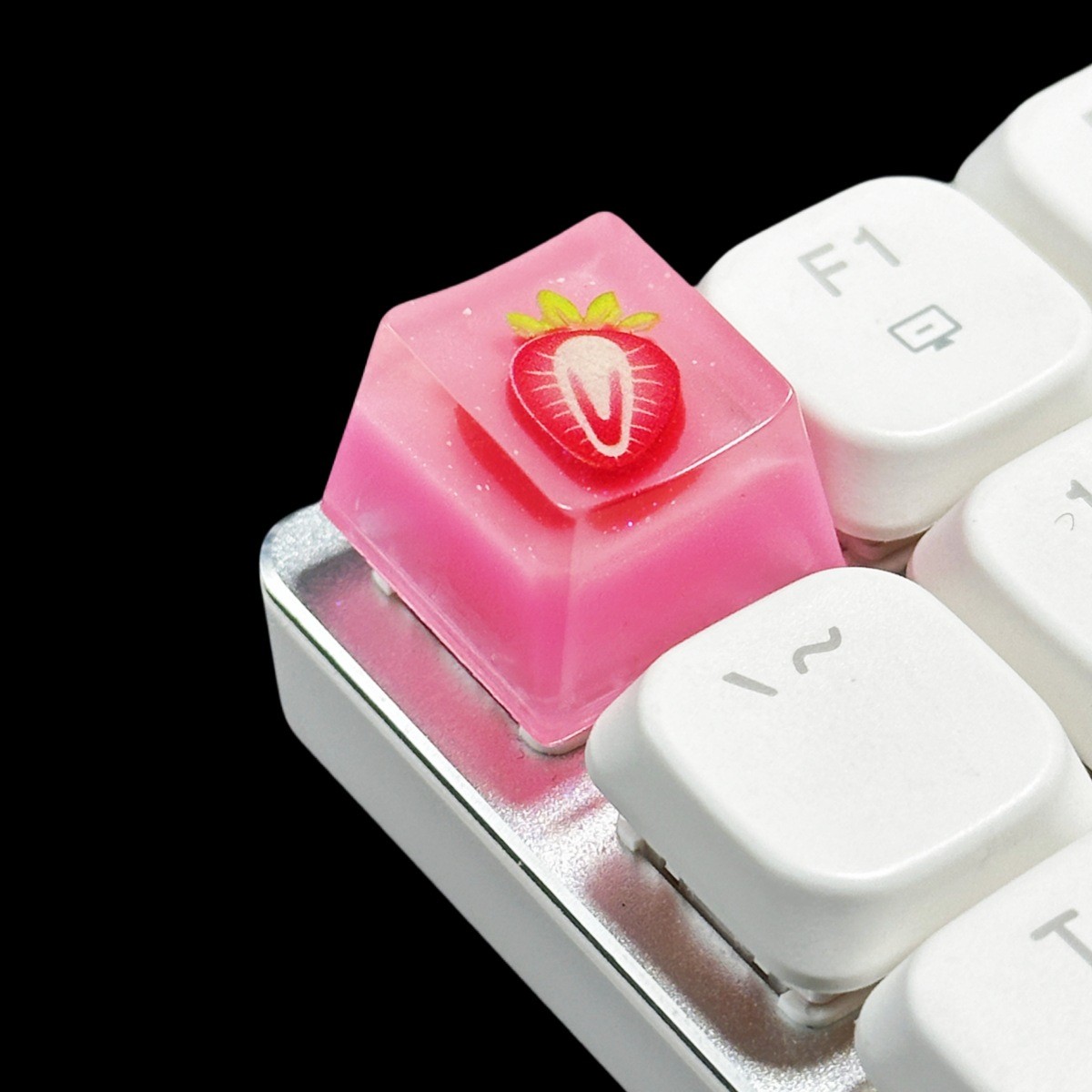 Kawaii Fruit Jelly Pudding Artisan Keycap Cute Summer Custom Cherry MX Keyboard