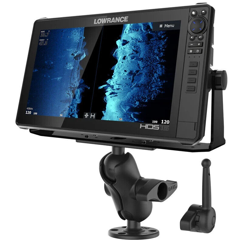RAM-D-115-C-KNOB9H  RAM Marine Electronics Mount with RAM Hi-Torq - Brand NEW