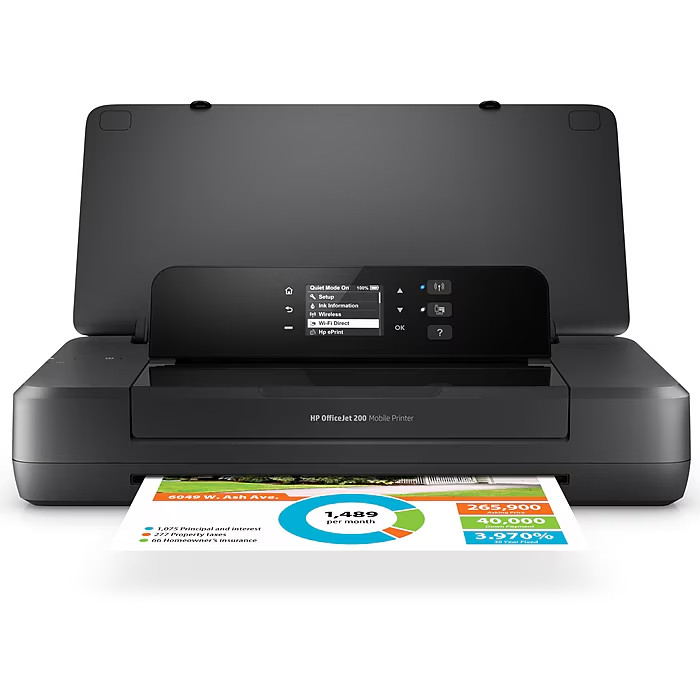 HP OfficeJet 200 Mobile Portable Inkjet Wireless Printer CZ993A