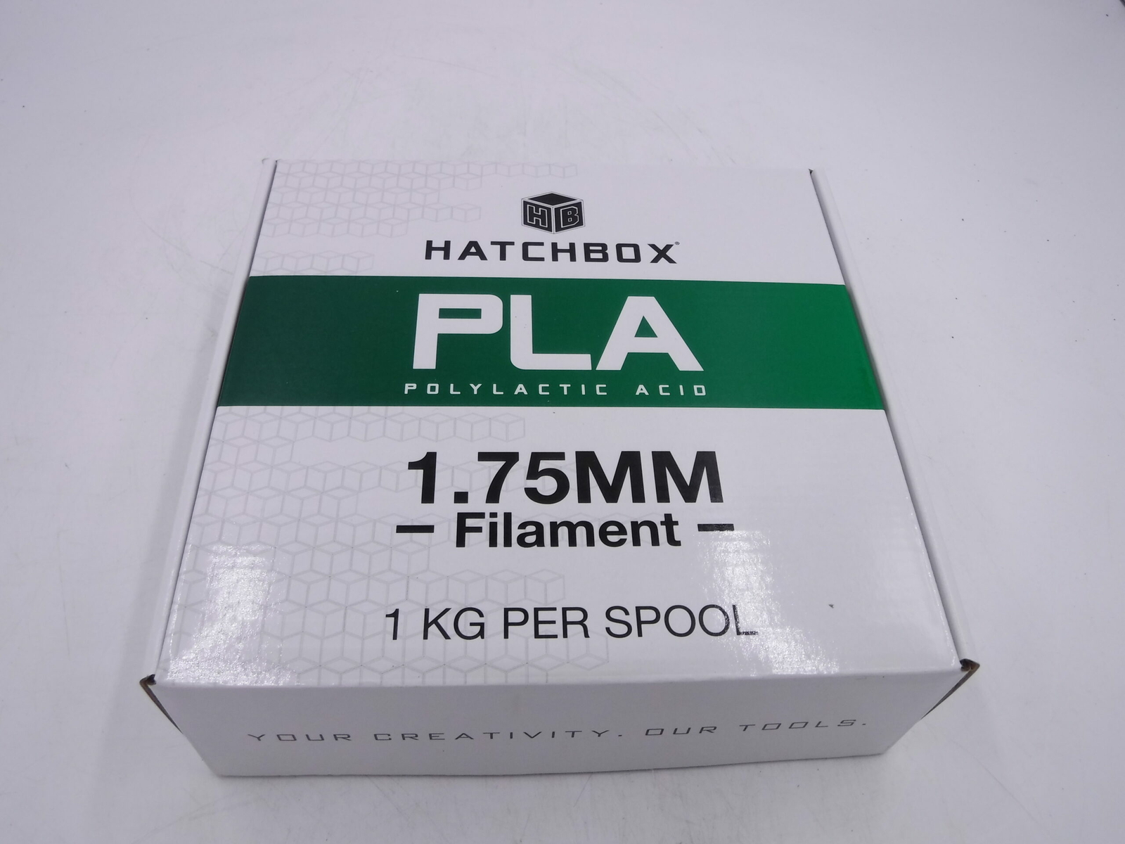 HATCHBOX White Filament 3D Printer 3D PLA-1KG1.75-WHT 1.75mm 1Kg Spool