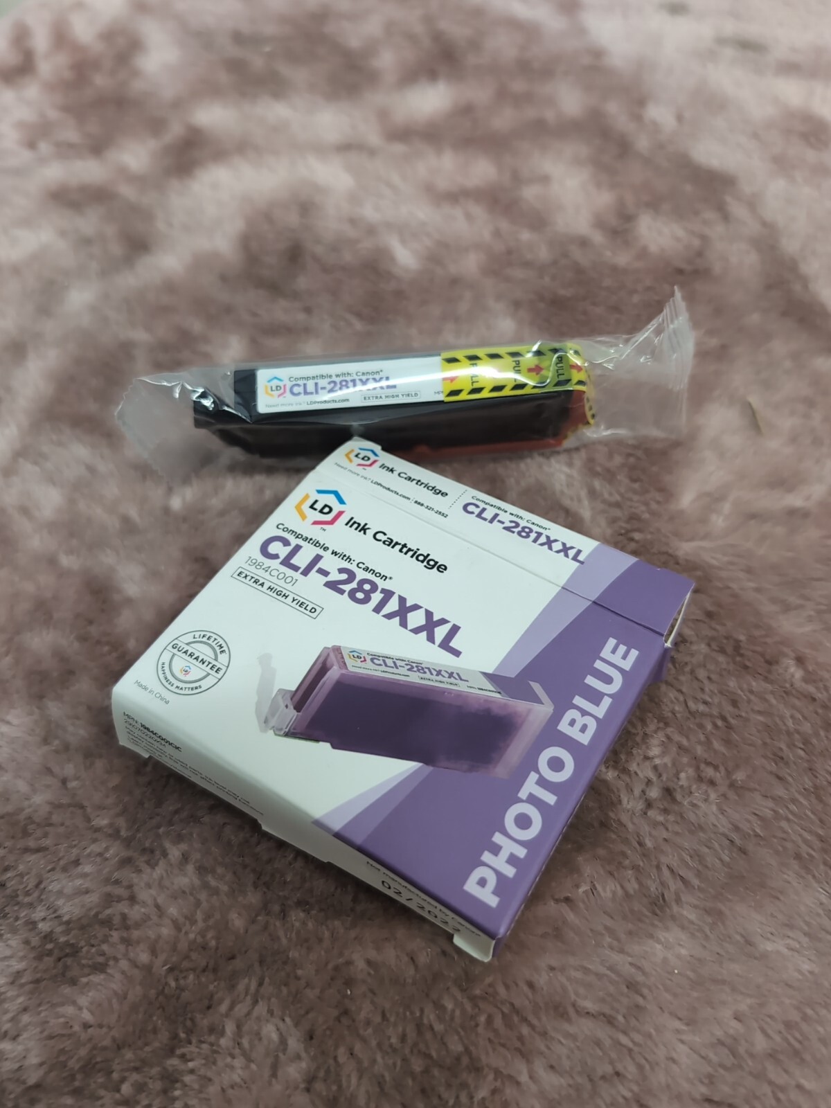 For canon : CLI-281XXL Extra High Yield Photo Blue