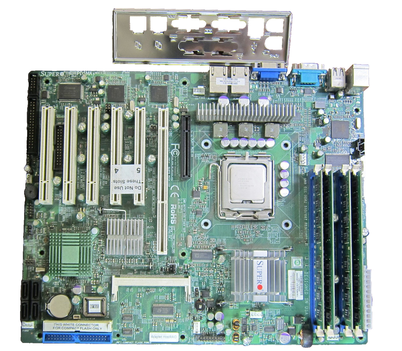 Genuine SuperMicro PDSMA+ Motherboard for Digium Asterisk AA350 Server